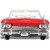 1959 Cadillac Eldorado Biarritz - Red/White 1:18 Scale Diecast Model Car by Maisto Alt Image 3