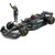 2023 Mercedes F1 W14 w/ figure - Hamilton #44 1:24 Scale Diecast Model Car by Bburago Main Image