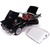 1957 Ford Thunderbird Roadster - Raven Black 1:18 Scale Diecast Model Car by American Muscle - Ertl Alt Image 1
