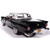 1957 Ford Thunderbird Roadster - Raven Black 1:18 Scale Diecast Model Car by American Muscle - Ertl Alt Image 5