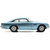 1964 Aston Martin DB5 Light - Metallic Blue 1:18 Scale Diecast Model Car by Solido Alt Image 4