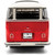 1962 Volkswagen T1 Samba - Red/White 1:18 Scale Diecast Model Car by Solido Alt Image 6