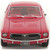 1968 Ford Mustang GT Fastback - Red 1:12 Scale Diecast Model Car by KK Scale Alt Image 3 1968 Ford Mustang GT Fastback - Red 1:12 Scale Diecast Model Car by KK Scale Alt Image 3