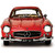 1955 Mercedes Benz 300SL Gullwing Coupe - Red 1:8 Scale Diecast Model Car by IXO Models Alt Image 3