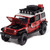 2018 Jeep Wrangler Firestone Field Agent - Black & Red 1:64 Scale Diecast Model Truck by Auto World Alt Image 1