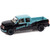 2006 Chevy Silverado Extended Cab/Stepside Polaris - Black Crystal & Radiant Green 1:64 Scale Diecast Model Truck by Auto World Main Image