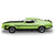 1971 Ford Mustang MACH 1 - Grabber Lime 1:18 Scale Diecast Model Car by Sunstar Alt Image 3