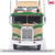 1976 Kenworth K100 Aerodyne - Tan And Green 1:64 Scale  by IXO Models Alt Image 2