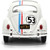 Herbie the Love Bug VW Beetle w/Tire Rack 1:24 Scale Diecast Model Car by Jada Toys Alt Image 7