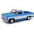 1974 Chevrolet C10 Cheyenne Super - Blue/White 1:18 Scale Diecast Model Truck by Maisto Main Image