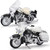 Harley-Davidson Duo 1968 Electra Glide + 1962 Duo Glide 1:18 Scale Diecast Model Motorcycle by Maisto Main Image