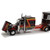 Peterbilt Model 389 Hurricane Express 70 Mid-Roof Sleeper & 53' Utility Trailer with Reefer 1:64 Scale Diecast Model Truck by Diecast Promotions Alt Image 3