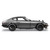 1971 Datsun 240Z Widebody - Dark Gray 1:18 Scale Diecast Model Car by Sunstar Alt Image 6