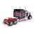 1990 Kenworth W900 - Black With Stripe 1:64 Scale Diecast Model Truck by IXO Models Alt Image 1