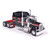 1990 Kenworth W900 - Black With Stripe 1:64 Scale Diecast Model Truck by IXO Models Alt Image 2