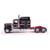 1990 Kenworth W900 - Black With Stripe 1:64 Scale Diecast Model Truck by IXO Models Alt Image 4
