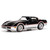 1978 Chevrolet Corvette C3 - Black and Silver 1:43 Scale Diecast Model Car by IXO Models Main Image