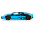 Lamborghini Reventon Mirror Finish Blue - That's a Wrap 1:24 Scale Diecast Model Car by Motormax Alt Image 2