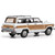 1989 Jeep Wagoneer 4WD - White 1:43 Scale Diecast Model Truck by IXO Models Alt Image 1