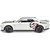 2020 Dodge Challenger SRT Hellcat Redeye Widebody Custom - White Knuckle 1:43 Scale Diecast Model Car by Solido Alt Image 4