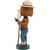 Smokey Bear Bobble Head with Shovel  Cast Resin Figure by Royal Bobbles Alt Image 1
