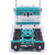 1978 Ford LTL-9000 - Caribbean Turquoise & White with Vintage Trailer 1:64 Scale Diecast Model Truck by IXO Models Alt Image 7