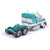 1978 Ford LTL-9000 - Caribbean Turquoise & White with Vintage Trailer 1:64 Scale Diecast Model Truck by IXO Models Alt Image 8
