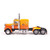 1973 Peterbilt 359 Kelsey's Trucking - Orange 1:64 Scale Diecast Model Truck by IXO Models Alt Image 4