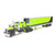 1990 Kenworth W900 with Refer Van - Neon Green and Black 1:64 Scale Diecast Model Truck by IXO Models Main Image