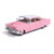 1955 Cadillac Fleetwood Series 60 -Pink Cadillac 1:43 Scale Diecast Model Car by IXO Models Main Image