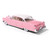 1955 Cadillac Fleetwood Series 60 -Pink Cadillac 1:43 Scale Diecast Model Car by IXO Models Alt Image 3