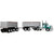 Kenworth W900A Day Cab & 22' Dual End Dump Trailers 1:64 Scale Diecast Model Truck by Diecast Promotions Alt Image 1