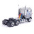 Ford COE 9000 - Blue And Silver 1:64 Scale Diecast Model Truck by IXO Models Alt Image 1