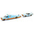 1974 Dodge Truck & 1970 Dodge Challenger T/A Gulf Edition 1:64 Scale Diecast Model Truck by M2 Machines Main Image