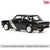 1971 Datsun 510 - Black 1:64 Scale Diecast Model Car by IXO Models Alt Image 3