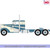 1952 Peterbilt 350 - Blue and Cream 1:64 Scale Diecast Model Truck by IXO Models Main Image