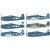 F6F-3/5 Hellcat 1/72 Kit 1:72 scale Plastic by Italeri Alt Image 3
