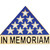 Memorial Flag Lapel Pin P13106 (C002)   by Eagle Emblems Main Image