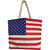USA Tote Bag  NV8302USA  Jute by Ramson's Imports Inc Main Image