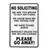 No Soliciting Metal Sign  SPSNT3 Main Image