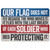 Our Flag Metal Sign Lone Star Art (208586)   by Lone Star Art Main Image