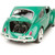 1966 VW Beetle - green 1:24 Scale Diecast Model by Motormax Alt Image 2