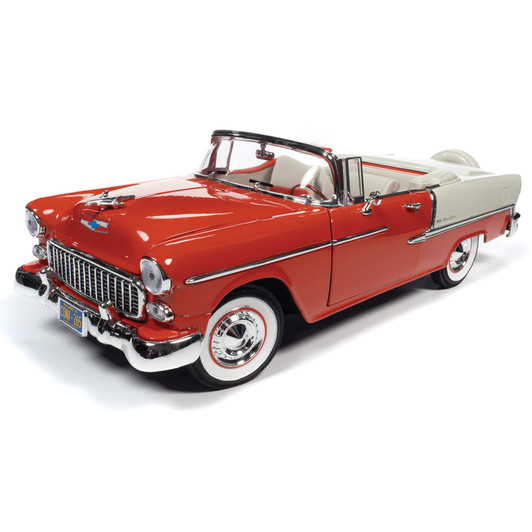 1955 Chevy Bel Air Convertible 1:18 Scale Diecast Model by American Muscle - Ertl Main Image 1955 Chevy Bel Air Convertible 1:18 Scale Diecast Model by American Muscle - Ertl Main Image