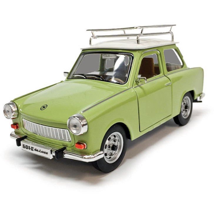 Trabant 601 With Rack 1:24 Scale Diecast Model by Road Signature