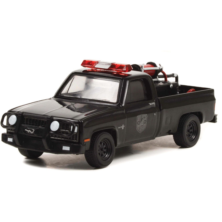 1982 Chevrolet K20 Scottsdale - Black Bandit Fire Department with Fire Equipment, Hose and Tank Main Image