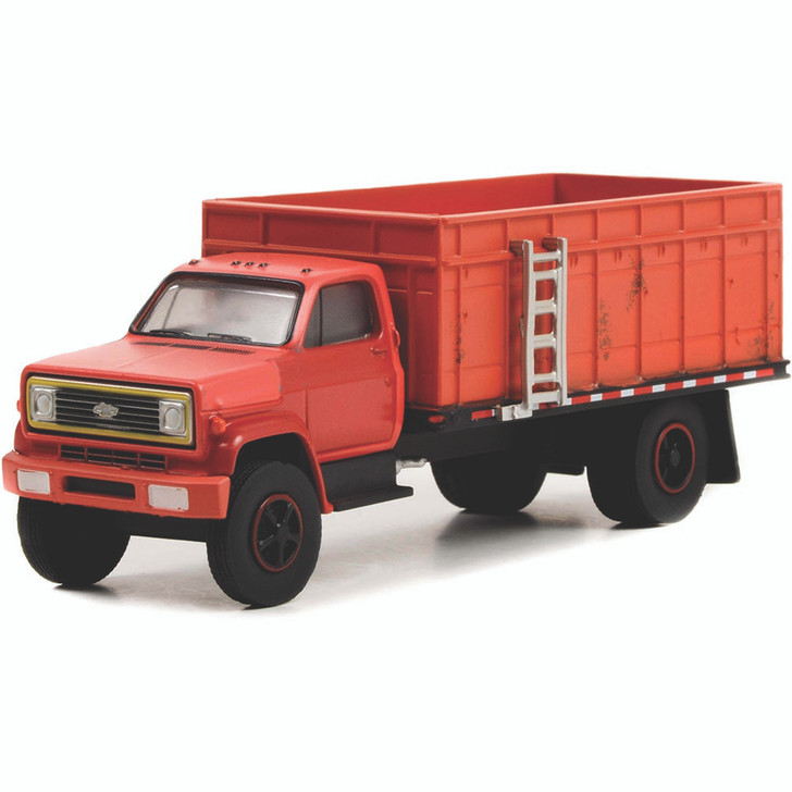 1980 Chevrolet C-70 Grain Truck - Weathered Red Cab with Red Bed Main  