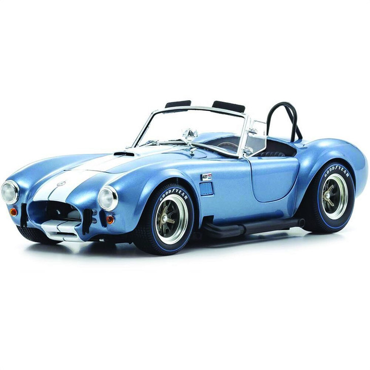 Shelby Cobra 427 S/C - Sapphire Blue/White 1:18 Scale Diecast Model Car by  Kyosho