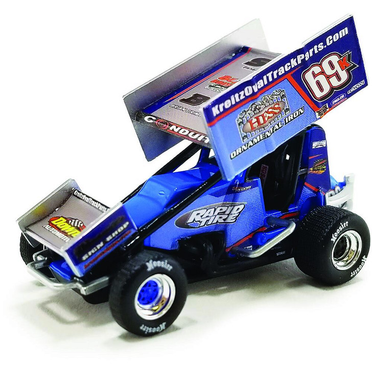 #69 Shannauer Plumbing World of Outlaws 1:64 Winged Sprint Car - Lance Dewease Main  