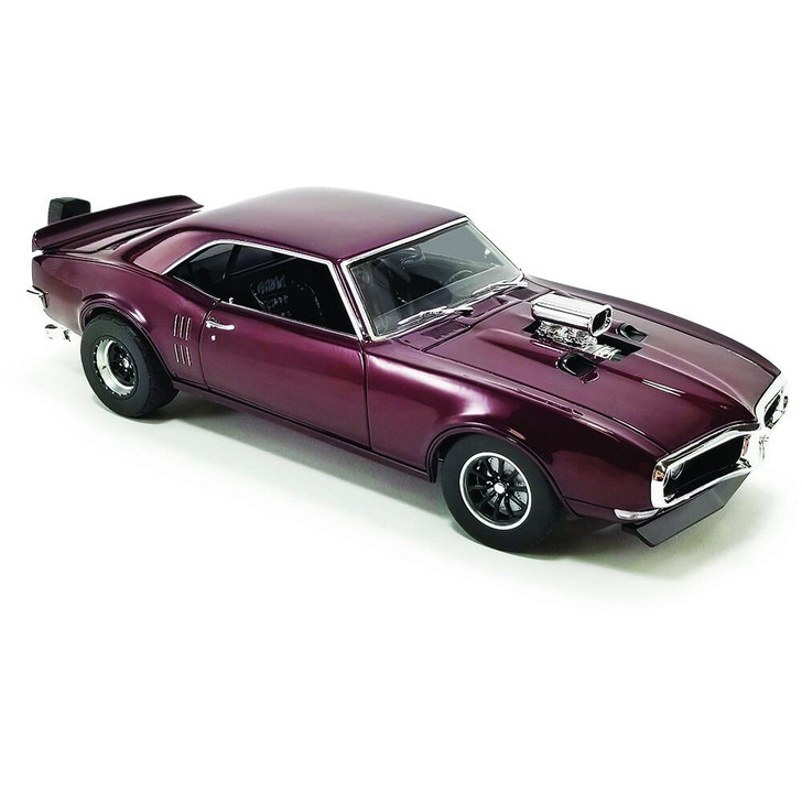 1968 Pontiac Firebird Drag Outlaw - Custom Maroon Metallic 1:18 Scale  Diecast Replica Model by Acme