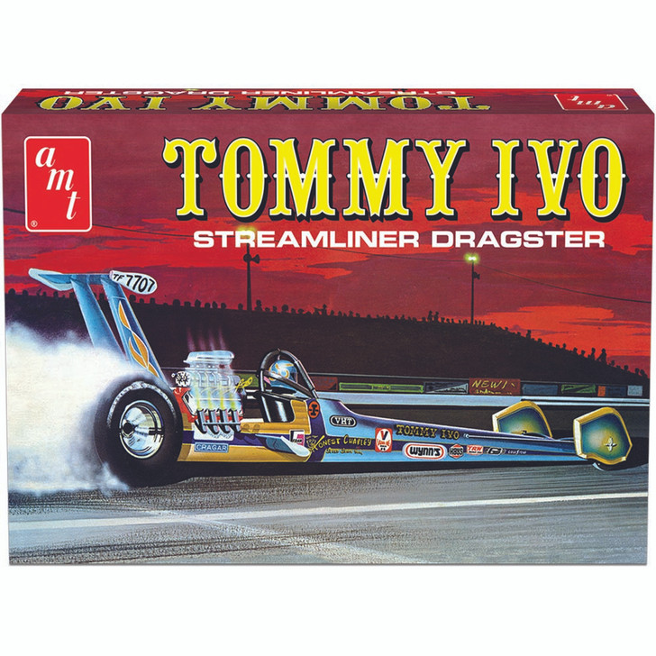 Tommy Ivo Streamliner Dragster 1/25 Kit 1:25 Scale Diecast Model by AMT Main  
